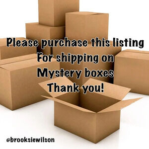 Shipping label for‎ mystery boxes